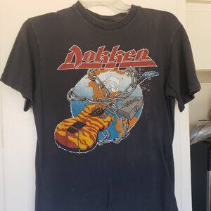 80's Dokken ツアーTシャツ　vintage 80s DOKKEN ドッケン ワールドツアー 87-88 Tシャツ M - メルカリ